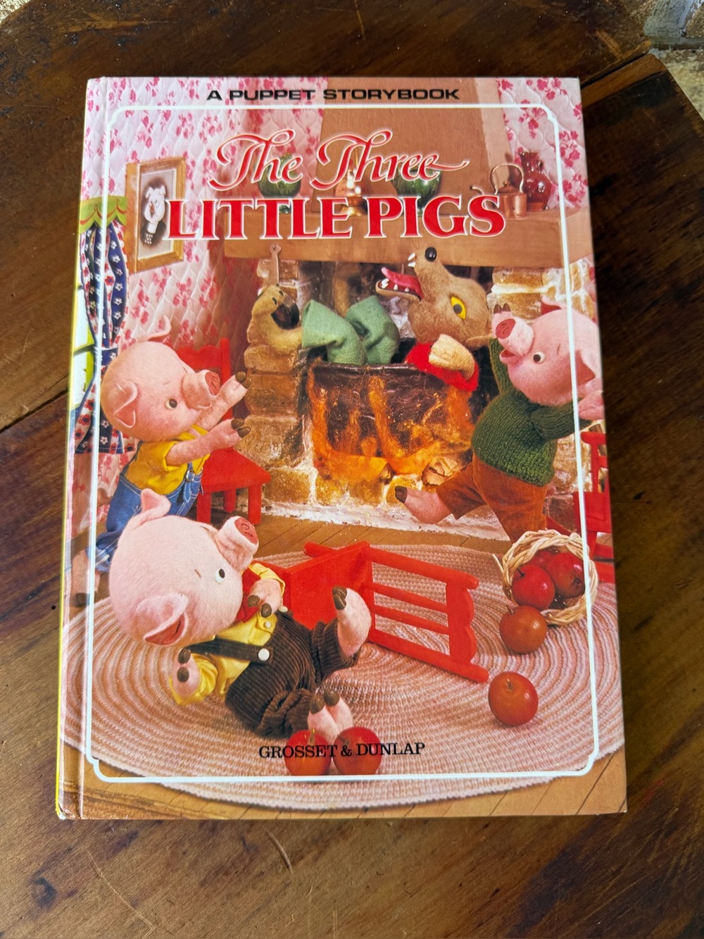 Vintage The Three Little Pigs A Puppet Storybook Series 1970 Board Book